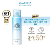 Xịt chống nắng Anessa bảo vệ hoàn hảo toàn thân dạng bọt Perfect UV Sunscreen Bubble Spray SPF 50+ PA++++