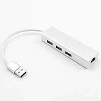 Hub 3 Cổng USB3.0 Chuyển Đổi Mạng Gigabit Ethernet Lan RJ45 Sang 1000Mbps Mac PC