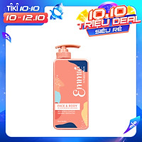Kem Dưỡng Trắng Da Cho Mặt Và Cơ Thể Emmié By HappySkin 250ml