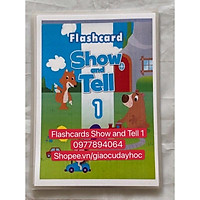Flashcards Show and Tell 1 -Size A5- ép plastics bền đẹp