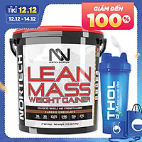 NorTech Lean Mass Gainer, Sữa Tăng Cân, Tăng Cơ Nạc Hiệu Quả, Bổ Sung 69G Protein, 27G EAA, 15G BCAA, 3G Creatine, 3G L-Glutamine, Thùng 7KG, 27 Lần Dùng