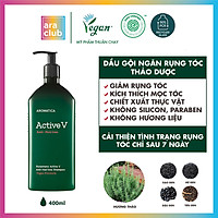 Dầu Gội Giảm Rụng Tóc Chiết Xuất Hương Thảo Aromatica Rosemary Active V Anti Hair Loss Shampoo 400ml