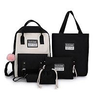 5 Cái/bộ Trẻ Em Học Túi Nữ Bò Sữa In Hình Ba Lô Trẻ Em Túi Đeo Vai Dễ Thương Tất Schoolbag Bé Gái Mochila Escolar 2021