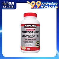 Thực phẩm chức năng Kirkland Viên uống bổ sung Glucosamine 1500mg & Chondroitin 1200mg (220 Viên)