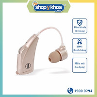 Máy trợ thính siêu nhỏ vành tai Model 2019 Mimitakara (JAPAN) DP-6B7 (Vàng) (2 nụ tai nghe)