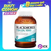 Dầu Cá Blackmores Fish Oil 1000mg - 400 Viên (Hàng Nhập Khẩu Từ Úc)