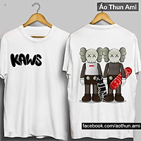 (SALE) ️️Áo Thun In 2 Mặt Hình Kaws