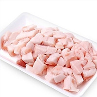 Mỡ heo cắt hạt lựu 500gr (Mỡ lưng, mỡ gáy, mỡ đùi), xuất xứ heo VietGAP