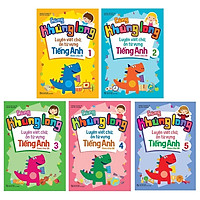 Combo Cùng Khủng Long Luyện Viết Chữ, Ôn Từ Vựng Tiếng Anh Theo Chủ Đề (Bộ 5 Tập)