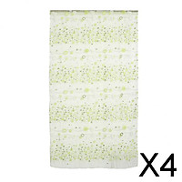 4x1M*2M Green Countryside Flower Tulle Voile Window Curtain Panel Sheer Drapes