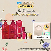 Bộ 5 sản phẩm chăm sóc Tsubaki giúp dưỡng tóc bóng mượt hoàn hảo và ngát hương không cần chờ