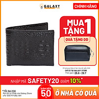 Ví Nam Bóp Nam Da Bò Dập Vân Cá Sấu Cao Cấp Galaxy Store GVN15 - Hàng Chính Hãng