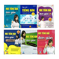 Combo Bộ 6 Cuốn Học Tiếng Hàn Đơn Giản Cho Người Mới Bắt Đầu (Học Kèm App MCBooks) (Tặng