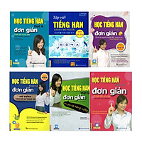 Trọn Bộ 6 Cuốn Học Tiếng Hàn Đơn Giản Cho Người Mới Bắt Đầu (Học Kèm App MCBooks) (Tặng A