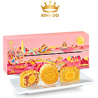 BÁNH TRUNG THU KINH ĐÔ - BÁNH TRUNG THU MINI 3 BÁNH HỒNG