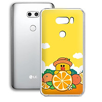Ốp lưng dẻo cho điện thoại LG V30 - 01253 7881 SALLY03 - in hình Vịt Sally ngộ nghĩnh - Hàng Chính Hãng