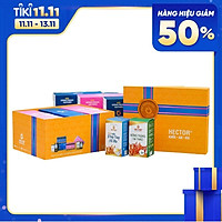 Hộp quà tặng Đông Trùng Hạ Thảo Hector sang trọng, chắc chắn, dùng để làm quà Tết, tặng người thân, quà tặng trong dịp lễ, dịp quan trọng (hộp không, chưa có lõi)