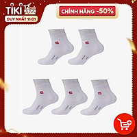 Combo 5 Đôi Tất Nam Vớ Nam Cổ Dài Sợi Cotton Cao Cấp Chống Hôi Chân, Không Xù, Không Bai Dão (Cùng Màu)