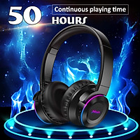 【Free Shipping + Flash Deal】LED Wireless Bluetooth Headset Touch Control Headphones 50 Hours Music Time