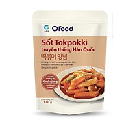 Sốt tokpokki Hàn Quốc O'Food 120g, vị truyền thống và phô mai cay