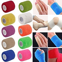 Băng cuốn thể thao vải tự dính, chống chấn thương cổ tay, cổ chân , Băng keo bóng đá, Phụ Kiện y tế thể thao