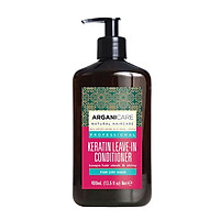 Kem dưỡng tạo kiểu tóc xoăn ARGANICARE KERATIN LEAVE-IN CONDITIONER 400ml ISRAEL