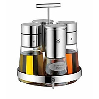 Set Đựng Gia Vị Nhà Bếp WMF Deluxe, Bộ Lọ Đựng Gia Vị Thủy Tinh, Nắp Inox Cực Sang Chảnh, Nhập Đức