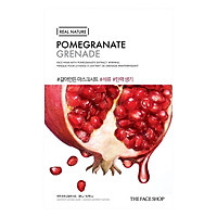 Bộ 10 Miếng Mặt Nạ Giấy The Face Shop Real Nature Mask Pomegranate 20g