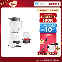Máy xay sinh tố Tefal Blendforce - Dung tích 1.25L 800W - Dao xay 6 cánh cực mạnh - Kèm cối xay thịt lớn - Hàng chính hãng