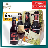 Combo Lốc 6 Chai Bia Đức Thầy Tu EIBAUER ZWICK'L DUNKEL 250ml/chai
