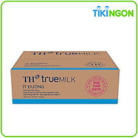 Thùng Sữa Tươi Tiệt Trùng Ít Đường TH True Milk (220ml x 48 Bịch)