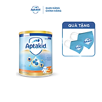 (Tặng khẩu trang cho mẹ và bé) Sữa bột Aptakid New Zealand hộp thiếc (900g) cho bé trên 24 tháng tuổi