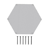 36 Inch Fire Protection Mat Hexagons BBQ Floor Protection Mat Round Outdoor Barbecue Mat Picnic Heat Insulation Pad Fire