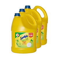 Thùng 3 Can Nước Rửa Chén Sunlight Chanh 3.8kg