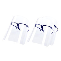 3x Full Face Cover Protection Safety Mask Shield Glasses Anti-Fog Dark Blue