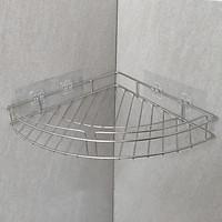 Kệ gia vị hình tam giác kệ bếp dán tường giá inox đựng đồ nhà tắm đa năng không cần khoan kệ inox gia dụng tiện ích KG1