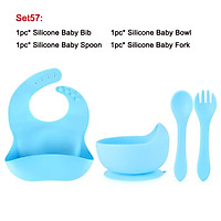 Trẻ Em Bát Thìa Dĩa Yếm Bộ Thực Phẩm Silicon Cao Cấp Bộ Đồ Ăn Chống Trơn Trượt Đồ Sành Sứ Bé Món Ăn Đồ Ăn Trẻ Em Ăn Trưa Cho Bé Ăn bộ