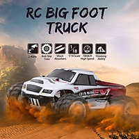 WLtoys A979-B 2.4G 1/18 RC Car 4WD 70KM/H High Speed Electric Full Proportional Big Foot Truck RC Crawler RTR