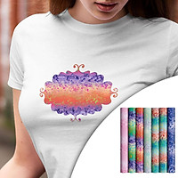 Heat Transfer Vinyl, Craft Heat Press Vinyl HTV 7 Roll for T-Shirts Clothes,Heat Press Vinyl DIY Supplies
