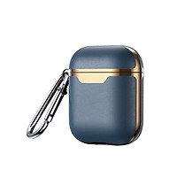 Leather Case Compatible With Airpods Wireless Earphone Cover Cases Compatible With Air Pods Headphone Box Protective