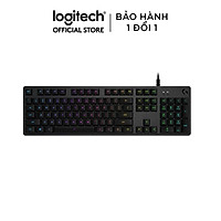 Bàn Phím Gaming Logitech G512 Lightsync RGC Mechanical Gaming - Hàng Chính Hãng - GX BROWN/TACTILE