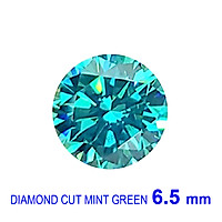 Kim Cương Nhân Tạo FASCINO GEMS Dạng Tròn 6.50 mm Màu TCF