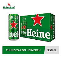 Thùng Bia Heineken 24 Lon (330ml / Lon)