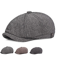 Men Retro All Match Berets Hat for Winter Spring Wear