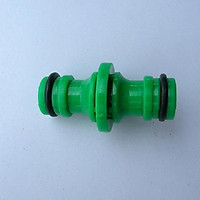 Khớp nối ống nước tưới vườn - Khớp nối 2 đầu ống nước tiện lợi (màu xanh lá)