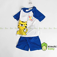 Đồ Bộ Bé Trai, Bé Gái Minky Mom Vải Thun Lạnh Họa Tiết Dễ Thương, Bộ Cộc Tay Cho Bé Mặc Nhà Hè MKM2114