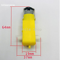 Motor giảm tốc vàng 2 trục 3V - 5V tốc độ 125 - 208 RPM tỉ số truyền 1:48 - LK0001
