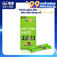 Hạt Chia Shots hữu cơ Smile Nuts gói nhỏ tiện dụng (8g x 10 gói) - Organic Chia Seed Shots (8g x 10 bag)