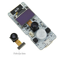 TTGO T-Camera ESP32 WROVER with PSRAM Camera Module OV2640 Camera 0.96 Inch OLED - Fish-eye lens
