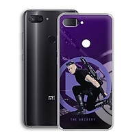 Ốp lưng Siêu Anh Hùng cho Xiaomi Mi 8 Lite - 01196 0537 ARCHERY01 - Silicone dẻo - Hàng Chính Hãng
